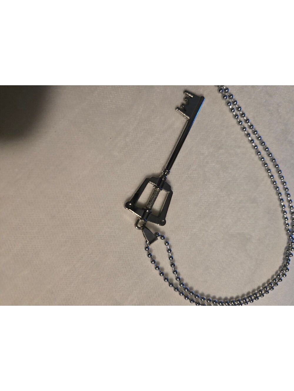 New Kingdom Hearts kingdom Key Pendant Necklace on 22-Inch Ball Chain steel